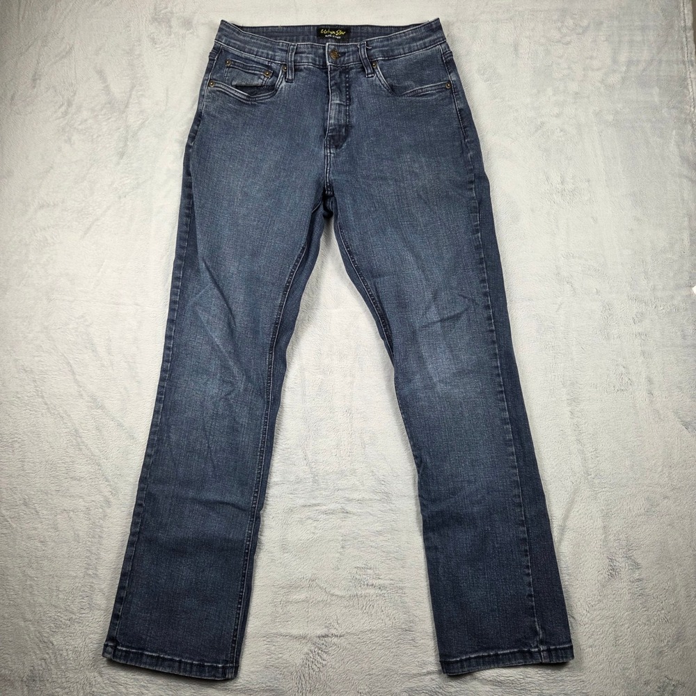 Urban Star Jeans Mens 32x32 Blue Excellent Straight Leg Stretch Denim 02518231US